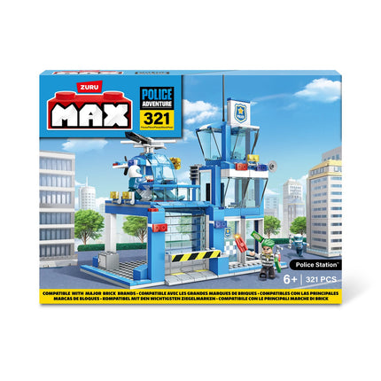 Max City Bricks Police Station, 321Pcs