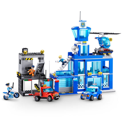 Max City Bricks Police Station, 889Pcs