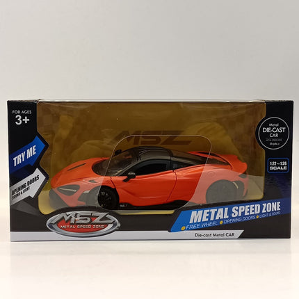 Mclaren 765 LT Die-Cast Model Car, 1:24 Scale