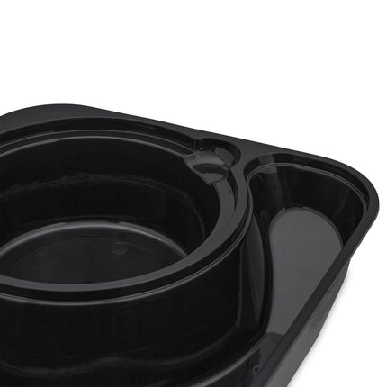 Meal preparation boxes 24 pcs. 2 compartments
