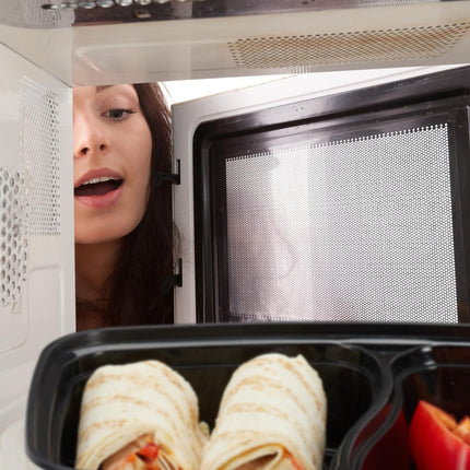 Meal preparation boxes with 2 compartments - 24 pcs