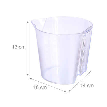 Measuring cup with digital kitchen scale