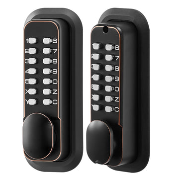 Mechanical Keyless Door Lock, Double-Sided, 4-7 Digit