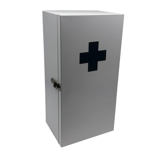 Medical Cabinet XXL, White Iron, 3 Shelves