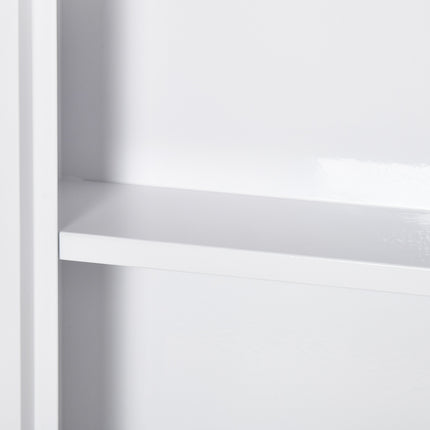 White medicine cabinet for first aid, magnetic closure, 40x15x53.5 cm