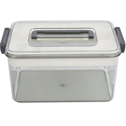 Medicine Storage Box, Clear Plastic With 7 Compartments