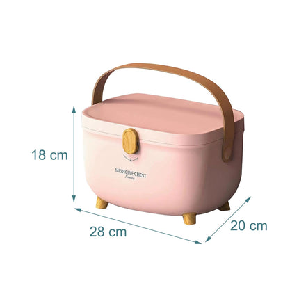 Medicine Storage Box – Large Compartment, 3-Section Tray