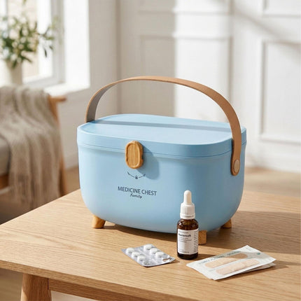 Medicine Storage Box – Removable 3-Section Insert