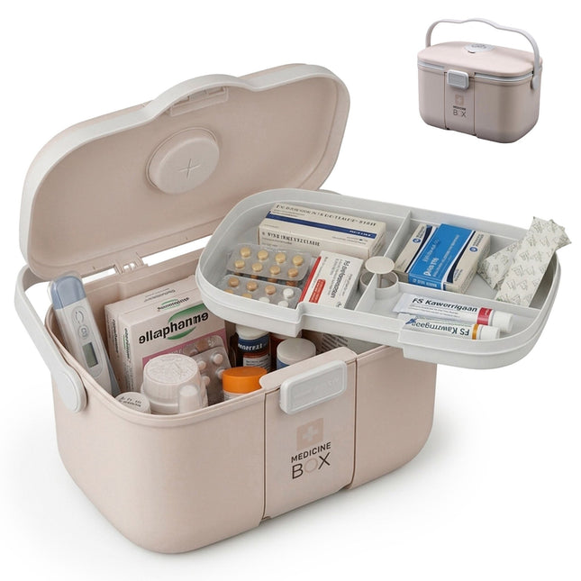 Medicine Storage Box – Removable Insert, Pill Lid