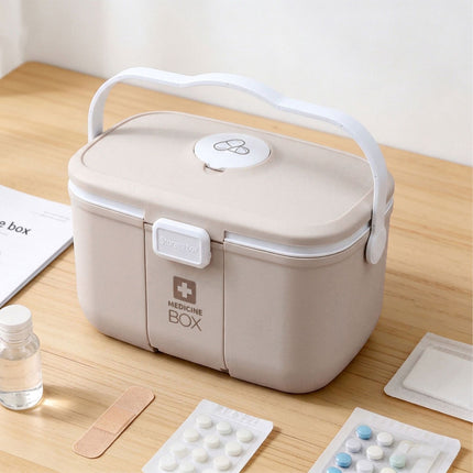 Medicine Storage Box – Removable Insert, Pill Lid