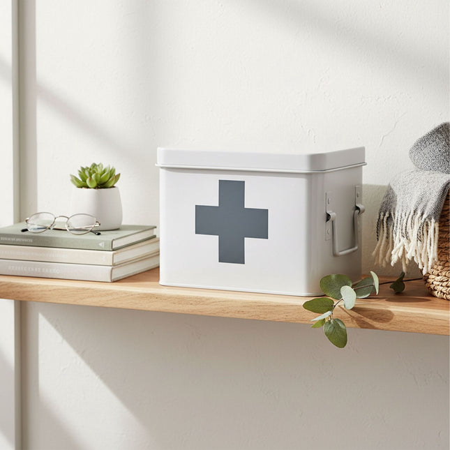 Medicine Storage Box with 4 Compartments