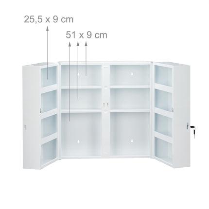 Medicine cabinet XXL in white