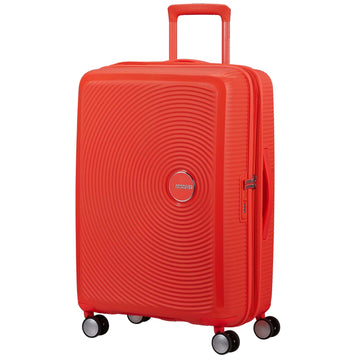 Medium Neon Orange Suitcase, Soundbox 67 cm