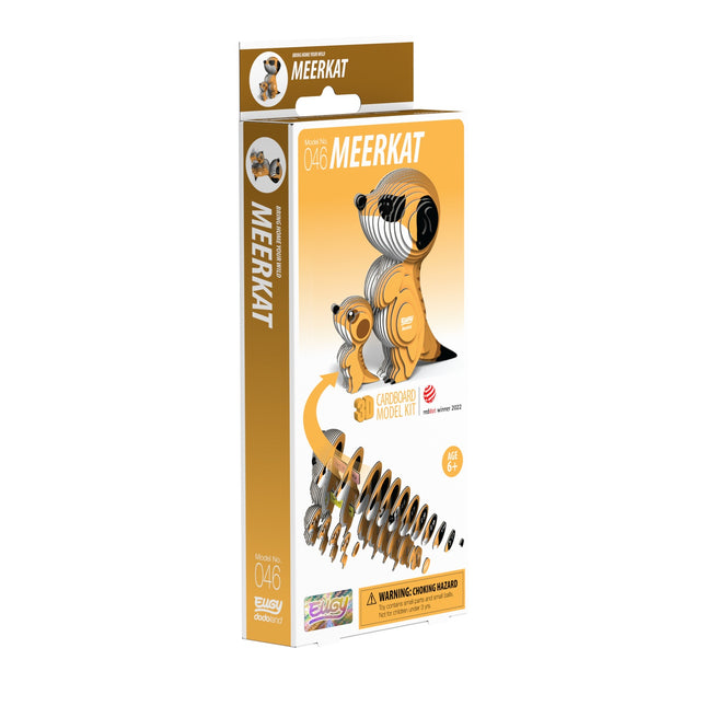 Meerkat 3D Cardboard Model Kit for Creative Building Fun