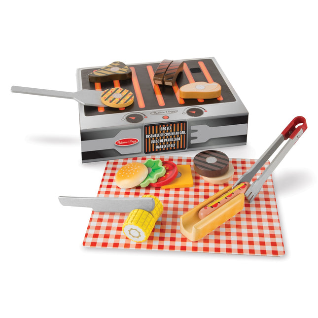 Melissa & Doug Grill & Serve Playset Bbq