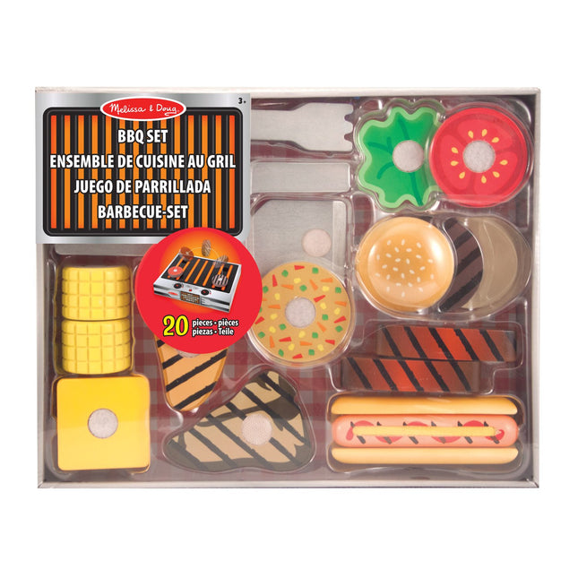 Melissa & Doug Grill & Serve Playset Bbq
