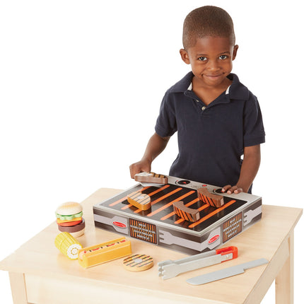 Melissa & Doug Grill & Serve Playset Bbq