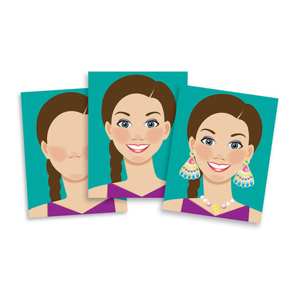 Melissa & Doug Make-A-Face Fashion Faces Sticker Pad