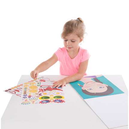 Melissa & Doug Make-A-Face Fashion Faces Sticker Pad