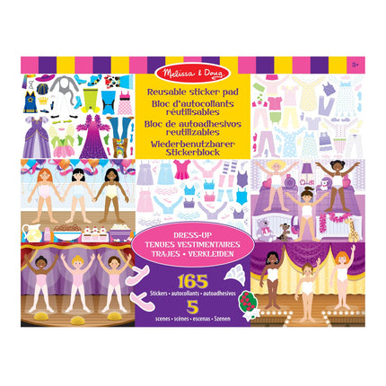 Melissa & Doug Reusable Sticker Pad - Dress-Up
