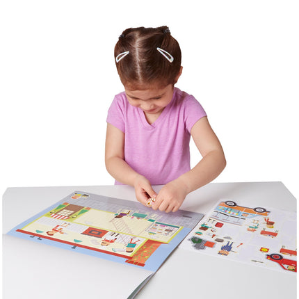 Melissa & Doug Reusable Sticker Pad My Town