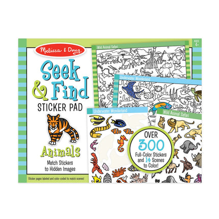 Melissa & Doug Seek & Find Sticker Pad - Animal