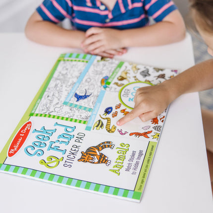 Melissa & Doug Seek & Find Sticker Pad - Animal