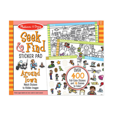 Melissa & Doug Seek & Find Sticker Pad - Around Town