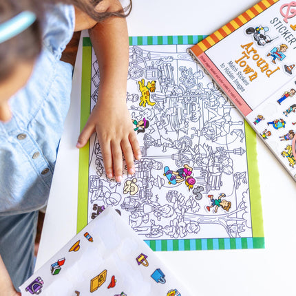 Melissa & Doug Seek & Find Sticker Pad - Around Town