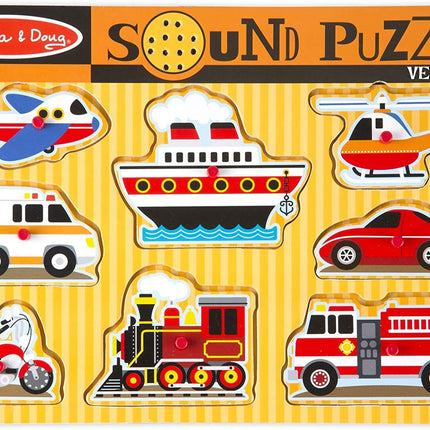 Melissa & Doug Vehicles Sound Puzzle