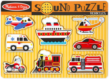 Melissa & Doug Vehicles Sound Puzzle