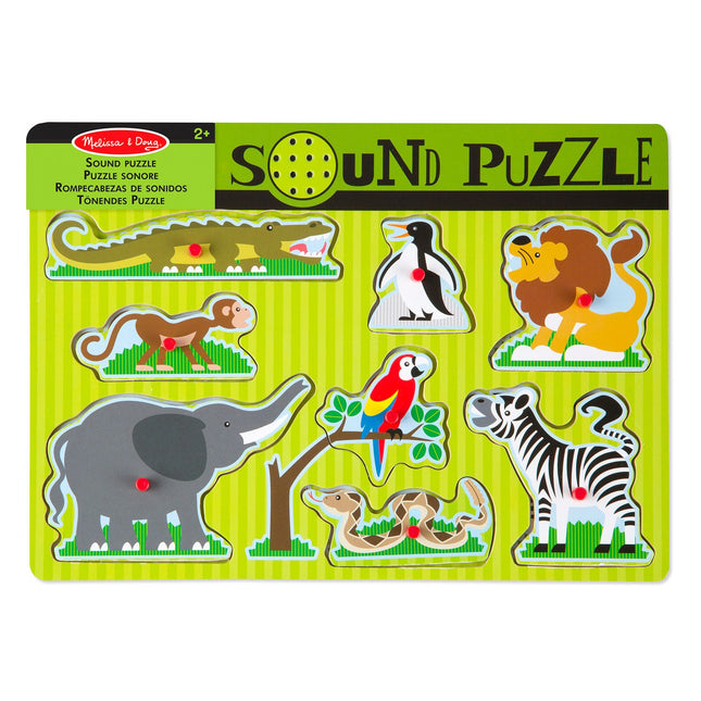 Melissa & Doug Zoo Animals Sound Puzzle
