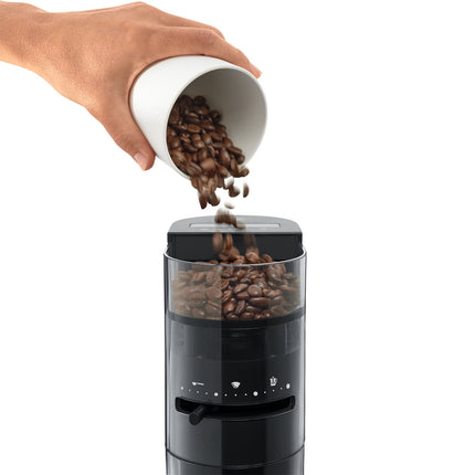 Melitta Linea Conical Burr Coffee Grinder, 13 Grind Settings, Touch Display