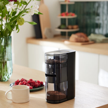 Melitta Linea Conical Burr Coffee Grinder, 13 Grind Settings, Touch Display