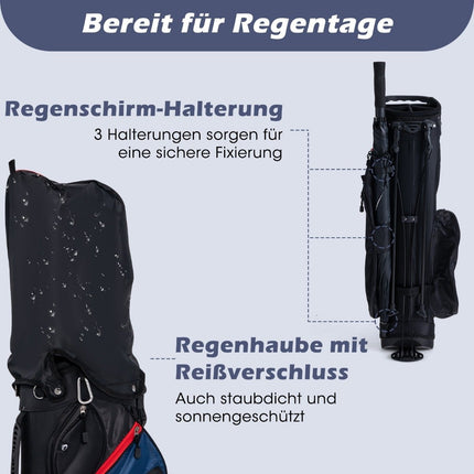Men's 11-Piece Golf Club Set, Right-Handed with Rain Cover
