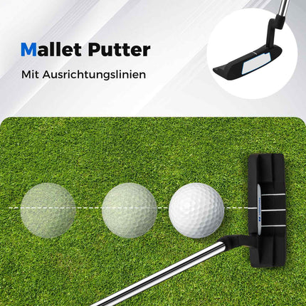 Men's 15-Piece Golf Club Set with Bag – Right-Handed