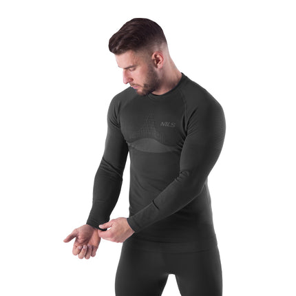Men's Black Thermoactive Top, L/XL