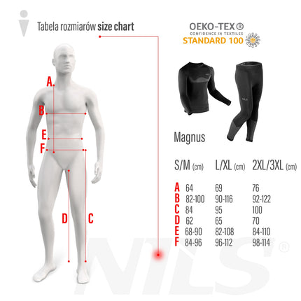 Men's Black Thermoactive Top, L/XL