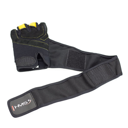 Men's XXL Fitness Gloves, Black/Yellow