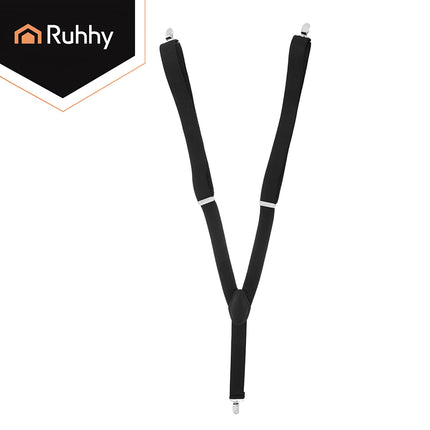 Men's Y-Back Suspenders, Wide 3.5 cm, Adjustable
