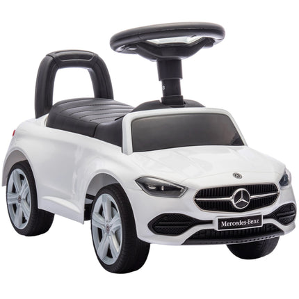 Mercedes-Benz Ride-On Car for Kids 18-36 Months, White