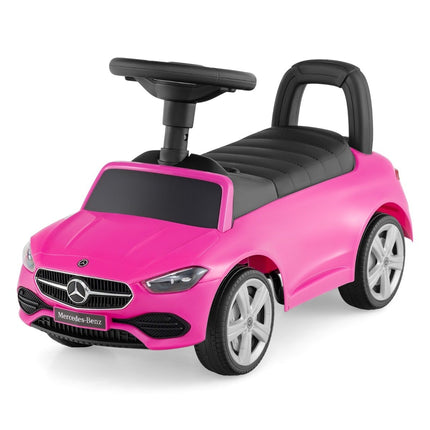 Mercedes-Benz Ride-On Toy Car with Steering Wheel & Storage