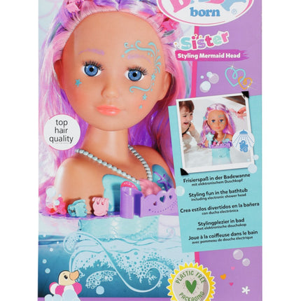 Mermaid Styling Head for Creative Hair Play and Styling Fun
