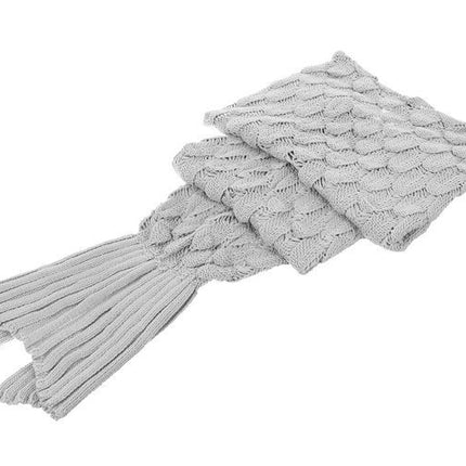 Mermaid tail blanket - gray KO11380