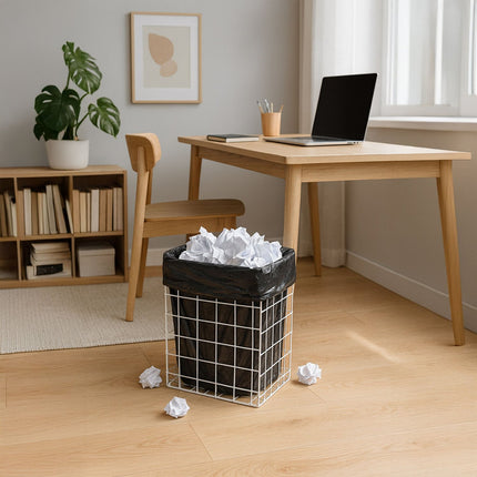 Mesh Wastebasket, 60L – Office or Bathroom Use