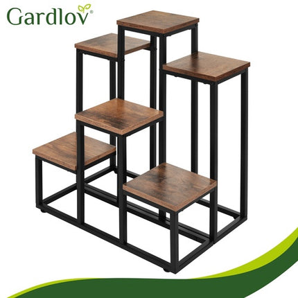 Metal 6-Tier Plant Stand, Loft Style, 67cm
