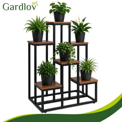 Metal 6-Tier Plant Stand, Loft Style, 67cm