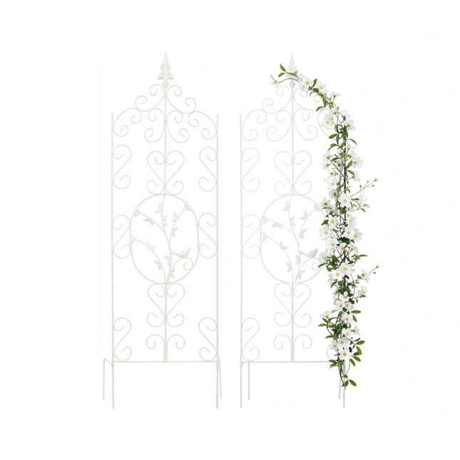 Metal Climbing Trellis for Roses and Vines