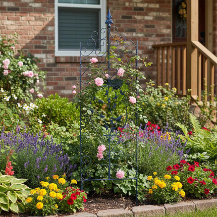 Metal Climbing Trellis for Roses and Vines