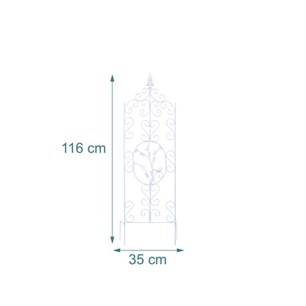 Metal Climbing Trellis for Roses and Vines
